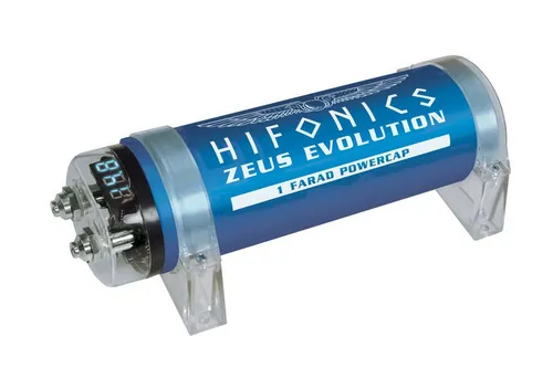 Hifonics ZXE1000-1 Farad Powercap - Fahrzeug-Kondensatoren mit 1F Kapazität für optimale Spannungsstabilisierung Ihrer CarHifi-Anlage. Verbessern Sie Leistung und Soundqualität schnell und einfach!