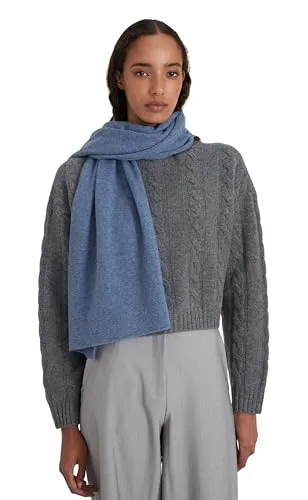 Style & Republic Damen Kaschmir Schal - 100% Cashmere in Blue Melange für stilvolle Herbst- & Winter-Momente - Luxuriöser 100% Cashmere Schal für Damen, weich und kuschelig. Ideal für jeden Anlass, verleiht deinem Outfit Eleganz und Komfort in jeder Jahreszeit. Größe: 52 cm x 172 cm.