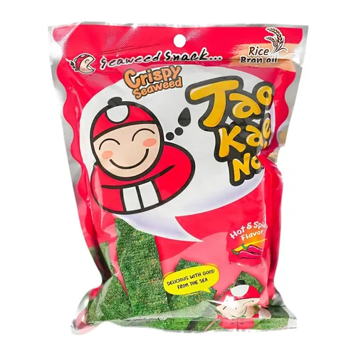 Tao Kao Noi Algensnack hot & spicy 36g Taokaenoi Seetang Snack Seaweed Snack