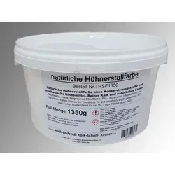 Hühner-Stall-Farbe 100% natürlich, schadstofffrei - Umweltfreundliche Hühner-Stall-Farbe für bis zu 27 m². Ideal für Innenräume, hoch diffusionsoffen und mit hervorragender Haftung auf Holz und Mauerwerk.