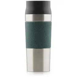 Blumtal Isolierflasche Classic 500 ml - Auslaufsicherer Thermobecher in Dunkelgrün - Praktische Isolierflasche für unterwegs, hält Getränke bis zu 4 Stunden heiß und 8 Stunden kalt. Ideal für Fitness, Wandern und Camping. Mit 360° Trinköffnung und einfachem Quick-Press-Verschluss.