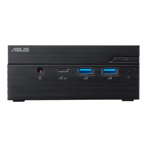 ASUS PN53-S5018ADS1 Mini Desktop PC (AMD Ryzen 5 7530U Prozessor, integrierte Radeon Grafik, 8GB DDR4 RAM, 256GB M.2 NVMe PCIe 3.0 SSD, Intel WiFi 6E, Bluetooth 5.2, Windows 11 Pro)