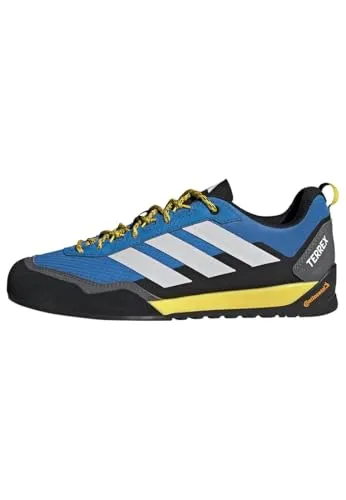 adidas Herren Terrex Skychaser Solo Approach Shoes, ray Blue/Grey one/core Black, 46 EU - Robuste Approach-Schuhe für Herren mit regulärer Passform und atmungsaktivem Obermaterial. Ideal für Outdoor-Abenteuer und komfortable Trageeigenschaften.