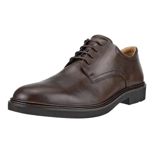 ECCO Herren Metropole London, Cocoa Brown, 42 EU - Herren-Schnürhalbschuhe mit erstklassigem ECCO Leder, herausnehmbaren dual-fit Einlagen und leichtem PU-Outsole für ultimativen Komfort und optimale Passform.