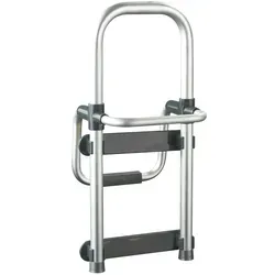 Maximex Secura Einstiegshilfe für die Badewanne - leichte Montage, belastbar bis 150 kg, aus strapazierfähigem Aluminium mit Handtuchhalter