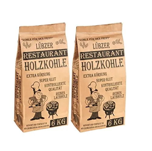 Favorit Grill-Holzkohle 12 kg - Restaurant-Qualität - Premium Holzkohle aus reinem Laubholz mit extra großer Körnung für langanhaltende Glut und intensives Aroma. Ideal für Profis und perfekte Grillergebnisse beim Barbecue.