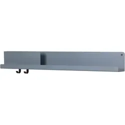 Muuto Folded Wandregal, 96 x 13 cm, blaugrau