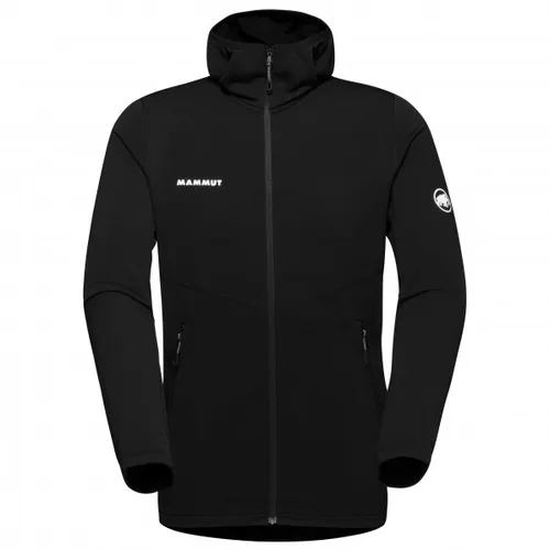 Mammut Aconcagua Light ML Hooded Jacket Men - Schwarz (XXL) - Funktionsjacke aus leichtem Polartec Power Grid Fleece, ideal für Outdooraktivitäten und Zwischensaisons. Atmungsaktiv, schnelltrocknend und perfekt als Mittelschicht beim Bergsteigen oder Wandern.
