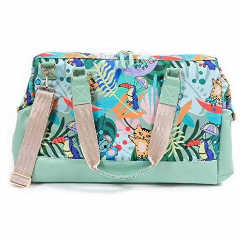 Milk&Moo Wickeltasche | Praktische Organisation | Wickelumhängetasche mit Mehrere Fächer | Isolierte Flaschentaschen | Inklusive Kinderwagenriemen | Mehrfabrig
