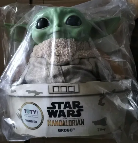 Star Wars The Child Plüschfigur - ca. 28 cm große Kuschelfigur Yoda aus The Mandalorian, perfekt für Sammler und Fans!