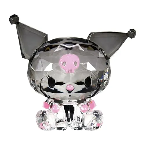 Enesco Facets Sanrio Kuromi sitzende Miniaturfigur, 4,6 cm, Mehrfarbig