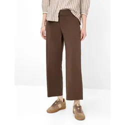 Brax Damen Culotte Style MAINE S DARK EBONY, dunkelbraun, Gr. 36K - Bequeme Culotte im Wide Leg Design, ideal für lässige Outfits und vielseitige Kombinationsmöglichkeiten.