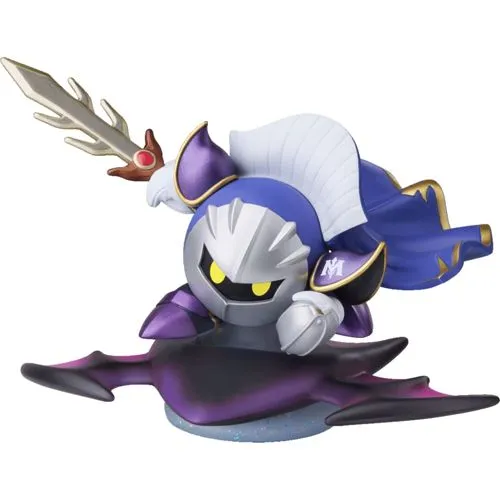 Nintendo Switch Spielfigur Meta Knight & Schatten-Stern (Kirby Air Riders) - Erlebe den geheimnisvollen Schwertkämpfer Meta Knight in der aufregenden Welt von Kirby! Kombiniere die amiibo™-Figur mit dem Schatten-Stern für einzigartige Spielerlebnisse und entdecke die Freiheit des Luftkampfes.