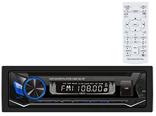 Creasono Autoradio mit CD Player: MP3-Autoradio, CD, Bluetooth, Freisprechfunktion, USB, SD, 4x45W (Radio Auto, Player Auto, DIN 1)