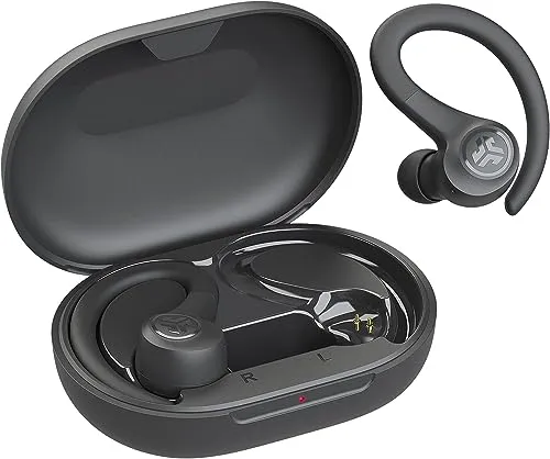 GO Air Sport True Wireless In-Ear Kopfhörer - Graphite, kabellos mit kraftvollem Sound und ergonomischem Design für Sport und Alltag