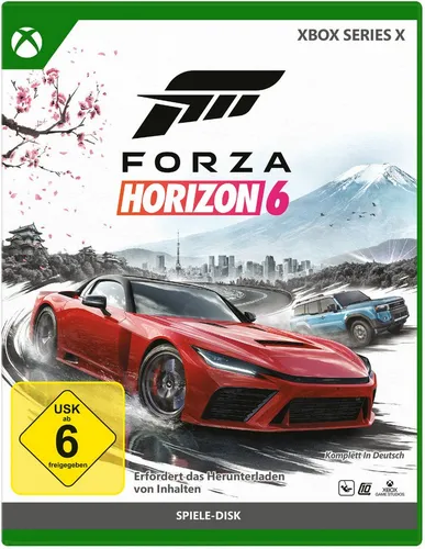 Forza Horizon 6 für Xbox Series X - Erlebe die spannende Welt von Forza Horizon 6! Erkunde Japan, nimm an Festivalrennen teil und steigere deinen Status als Rookie-Fahrer. Ideal für alle, die Abenteuer und Geschwindigkeit suchen!