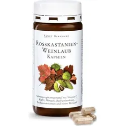 Sanct Bernhard Kastanie 120 Kapseln - Nahrungsergänzungsmittel mit Rosskastanienextrakt, Vitamin C und Mangan zur Unterstützung der Blutgefäße und des Bindegewebes. Ideal für aktive Menschen, die auf ihre Gesundheit achten.