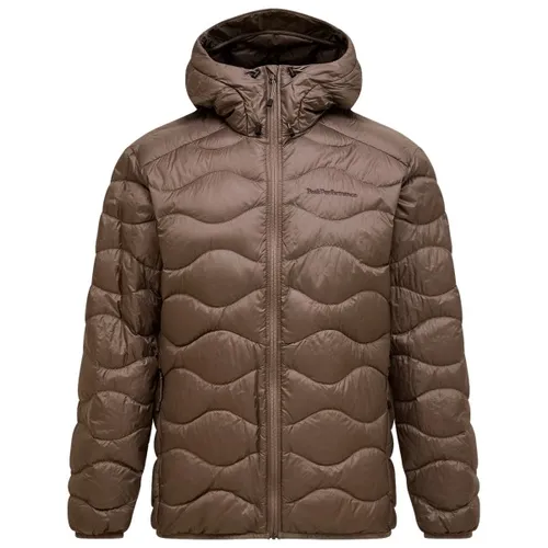 Peak Performance Helium Down Hood Herren Outdoorjacke - Braun - XL - Ultraleichte Outdoorjacke mit hochwertiger Daunenfüllung und wind- sowie wasserabweisendem Material. Ideal für Outdoor-Aktivitäten und leicht verstaubar. Nachhaltige Daunen mit Herkunftsnachweis.