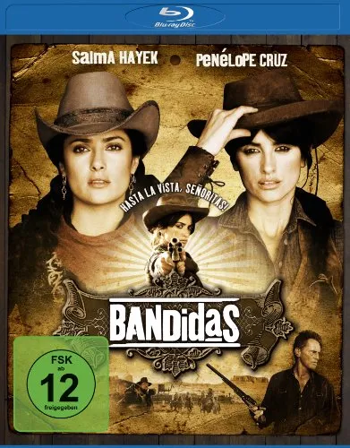 Bandidas [Blu-ray] - Actionkomödie mit Salma Hayek und Penélope Cruz, freigegeben ab 12 Jahren für spannende Unterhaltung.
