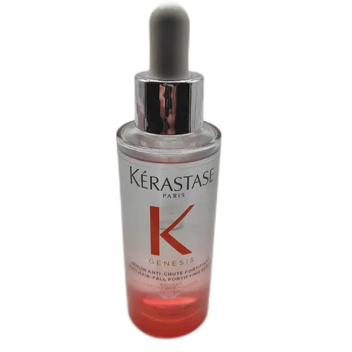 Kérastase Haarpflege Genesis Sérum Anti-Chute Fortifiant 90 ml - Haarpflege für geschwächtes Haar, schützt vor Haarausfall und stärkt die Haarfasern mit Aminexil, Koffein und Ingwer. Für mehr Geschmeidigkeit, Glanz und Hitzeschutz bis 220°C.