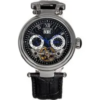 Heritor Automatik Ganzi Semi-Skelett Lederarmbanduhr