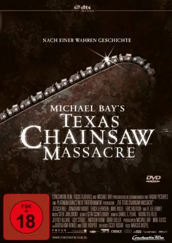 Michael Bay's Texas Chainsaw Massacre - Horrorfilm, Freigegeben ab 18 Jahren, ein spannendes Remake des Klassikers mit atemberaubenden Effekten und intensiven Szenen.