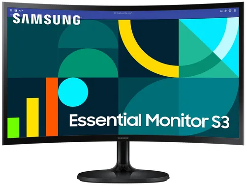 24" S24D364GAU Curved LED Monitor - S36GD Series, gebogener 24" LED-Monitor mit Full HD (1080p) und 100 Hz, ideal für immersive Gaming-Erlebnisse und beeindruckende Bildqualität.