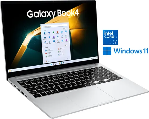 Samsung Galaxy Book4 Notebook - 39,6 cm (15,6"), Intel Core i5 120U, 16 GB RAM, 256 GB SSD, Full HD, Windows 11 Pro, leistungsstark und ideal für produktives Arbeiten