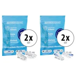 Pronomic Gehörschutz Ohrstöpsel Mixed Set - Praktisches Mixed Set mit 8 Ohrstöpseln im Tannenbaum-Design, ideal für Lärmschutz. Mit weichem Silikon für hohen Tragekomfort und zwei Dämpfungsstufen (20 dB und 25 dB) für vielseitige Nutzung.