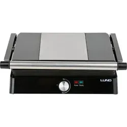 Lund Elektrogrill 2200W - Leistungsstarker Grill für Fleisch und Gemüse - Grills für jede Gelegenheit: 2200W Elektrogrill mit erweiterbarer Grillfläche und variablen Heizplattenhöhen – ideal für gleichzeitiges Grillen von Toast und mehr!