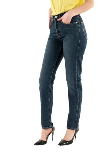 Levi's Damen 501 Jeans für Frauen, Same Intent, 31W / 30L - Klassische Jeans mit zwei aufgesetzten Gesäßtaschen, Gürtelschlaufen und einer bequemen Passform – perfekt für den Alltag.