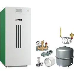Buderus Herz firestar De Luxe T-Control, B22 Holzvergaser mit Pelletflansch, 20 kW
