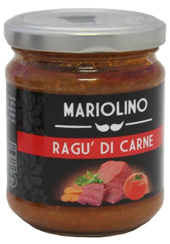 Fleischragout Ragù di Carne 212 ml. - Mariolino Sughi