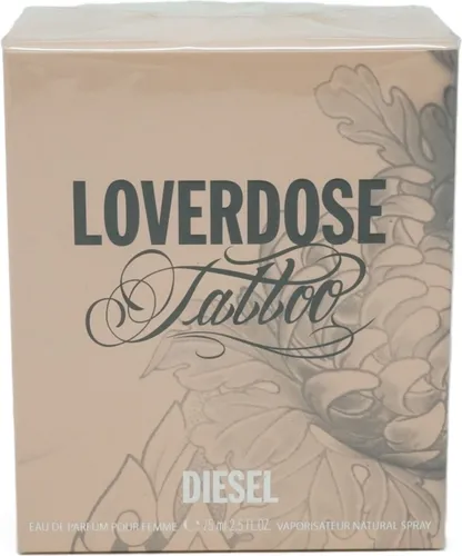 Diesel Loverdose Tattoo Eau de Parfum Spray 75 ml - Damenduft mit orientalisch-blumiger Note, der langanhaltend verführt und die Weiblichkeit betont. Der einzigartige Flakon symbolisiert Stärke und Leidenschaft.
