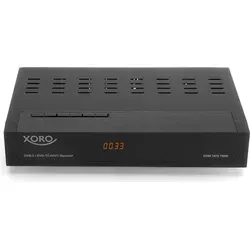 XORO HRM 7670 TWIN - FullHD HEVC DVB-T T2 C Combo Receiver, einfaches Setup und leistungsstarker PVR mit Timeshift-Funktion