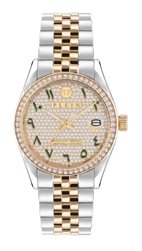 PHILIPP PLEIN Date Superlative  Damenuhr  Iced out Ref. PWYAA0823  Ø 34 mm  NEU