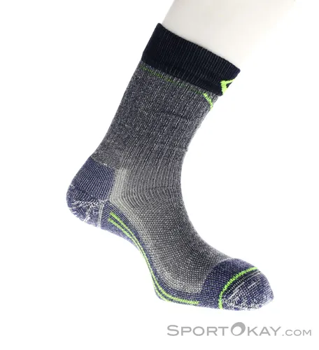 Ortovox Hike Classic Mid Socks Men deep ocean (39-41) - Sportsocken für Herren, aus feiner Merinowolle und recyceltem Polyamid, bieten optimalen Komfort und Feuchtigkeitsregulierung auf Bergtouren.