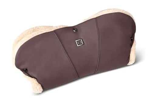 Moon Handmuff Premium & Windel Blaubaer | Wasser- und windabweisender Handwärmer für Kinderwagen - KUSCHELWEICHER HANDWÄRMER: Der Moon Handmuff mit weichem Innenfutter hält Ihre Hände bei kalten Spaziergängen warm. Einfach an Kinderwagen anzubringen, ideal für winterliche Ausflüge.