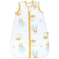 TupTam Babyschlafsack 2.5 TOG ärmellos bunt 80-86 - Bequemer Babyschlafsack mit 2.5 TOG, aus 100% Baumwolle, ideal für einen angenehmen Schlaf. Farbenfrohes Design mit Balon, Bär und Mond für süße Träume.