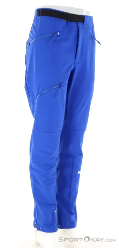 Mammut Eiger Nordwand Advanced SO Herren Outdoorhose - Blau - Größe 52 - Hochfunktionelle Outdoorhose aus recyceltem Nylon mit 4-Wege-Stretch. Ideal für anspruchsvolle Touren, bietet sie Bewegungsfreiheit, Abriebfestigkeit und dauerhaften Nässeschutz.