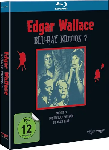 Edgar Wallace Edition 7 [Blu-ray] - Klassische Kriminalfilme auf Blu-ray, ideal für Fans von spannenden Geschichten, freigegeben ab 12 Jahren.