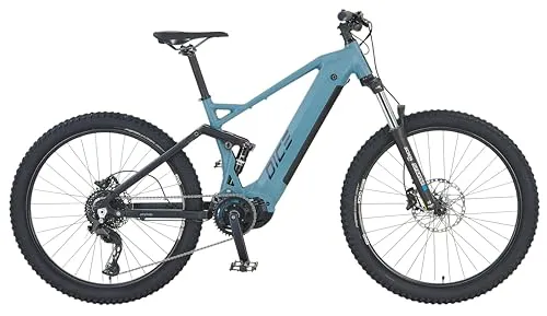 Prophete DICE 4.0 Full-Suspension E-MTB 27,5" – 250W Mittelmotor mit 160 km Reichweite - E-Bike für sportliche Abenteuer mit vollgefedertem Rahmen, kraftvollem AEG Mittelmotor und bis zu 160 km Reichweite – ideal für Trails und Bergtouren!