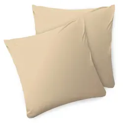 Blumtal Kissenbezug, Beige, Textil, Quadratisch, 50x50 cm, Oeko-Tex® Standard 100, Wohntextilien, Bezüge, Kissenbezüge