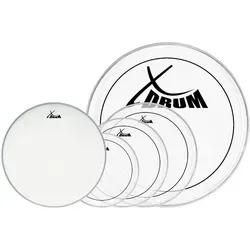 XDrum Oil Hydraulic Drumfell SET 10" 12" 14" 22" + 14" - 5-teiliges Drumfell-Set für einen offenen, warmen Klang mit dezentem Attack und langem Sustain. Ideal für Schlagzeuger, die einen trockenen Sound bevorzugen.
