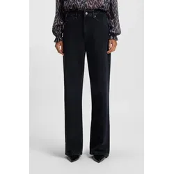 Hochtaillierte Wide Leg Jeans von BOSS ORANGE - Damen Jeans in Größe 32, dunkles Blau, aus 100% Baumwolle, mit lässigem Schnitt und hoher Leibhöhe. Ideal für vielseitige Freizeitlooks und pflegeleicht dank hochwertigem Denim.