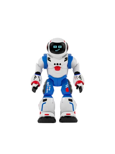 Xtrem Bots Bruce The Motion Bot - Interaktiver Roboter mit 20 Gesichtsausdrücken und Bewegungen in 4 Richtungen. Fördert spielerisch Programmierkenntnisse und räumliches Denken. Ideal für Kinder ab 5 Jahren.