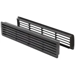 Ms Beschläge - Lüftungsgitter Türlüftung Kunststoff Rustikal Paarweise 457mm X 92mm