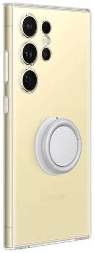 Samsung Clear Gadget Smartphone Case EF-XS928 für Galaxy S24 Ultra - Durchsichtige, kratzfeste Handy-Hülle mit Standfuß und Fingerhalterung für optimalen Schutz und Stil