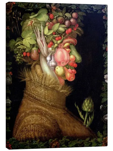 Posterlounge Wandbild Der Sommer, 1573, Giuseppe Arcimboldo, erhältlich als Poster, Leinwandbild, Wandsticker oder Acrylglasbild