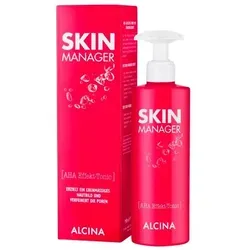 Alcina Skin Manager Gesichtstonikum mit Fruchtsäuren 190 ml - Alcina Skin Manager, 190 ml, für Damen, perfektes Gesichtstonikum zur sanften Reinigung und Vorbereitung der Haut auf die Pflege. Entfernt Rückstände und erfrischt die Haut für ein ausgeglichenes Hautbild.